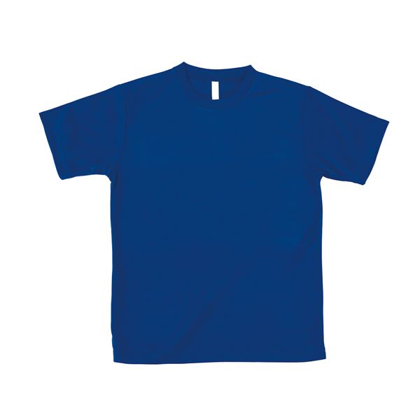 （まとめ）ATドライTシャツ LL ブルー 150gポリ100%【×10セット】 青 送料無料