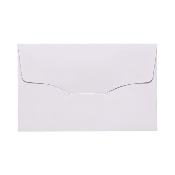 (まとめ) 名刺型封筒 112×70mm 100g／m2 白 ベ567 1パック（10枚） 【×100セット】 送料無料