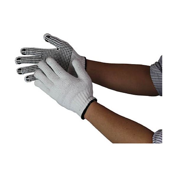(まとめ) おたふく手袋 選べるサイズ スベリ止手袋 ブラック M 205-BK-M 1パック(12双) 【×5セット】 黒 送料無料