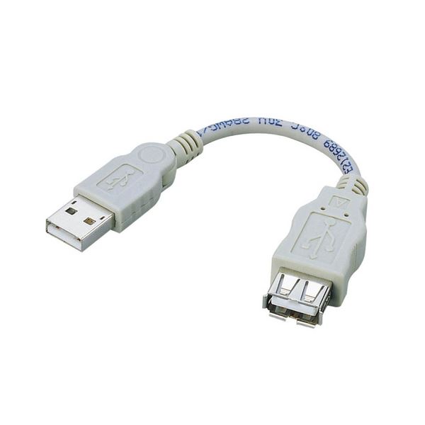 (まとめ) USB2.0準拠スイングアダプタ (A)オス-(A)メス 0.1m USB-SEA01 1本 【×10セット】 送料無料