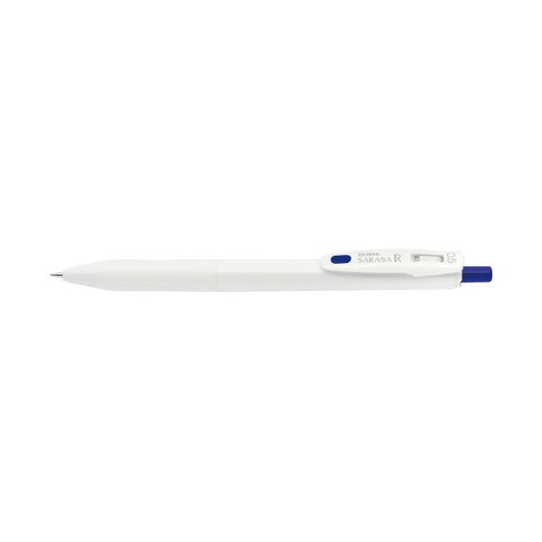(まとめ) ゼブラ サラサR 0.5mm 白/青 JJ29-R1-BL 【×50セット】 白と青のペン、ゼブラ サラサR 0.5mm 50セットでお得にGET 書く喜びを