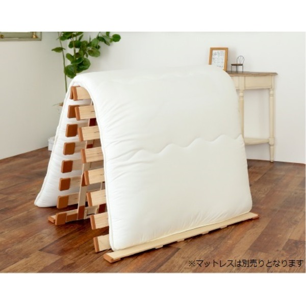 すのこベッド 寝具 シングル 約幅100cm スタンド式 軽量 桐製 木製 コンパクト ベッドフレーム ベッドルーム 寝室 送料無料