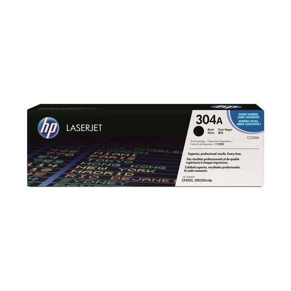 HP プリントカートリッジ 黒CC530A 1個 高品質な印刷を実現する、メーカー純正のレーザープリンタ用トナーカートリッジ 黒いインクの力で