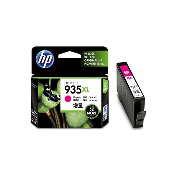 (まとめ) HP HP935XL インクカートリッジマゼンタ 増量 C2P25AA 1個 【×10セット】 鮮やかな色彩を極める 増量マゼンタインクカートリッ