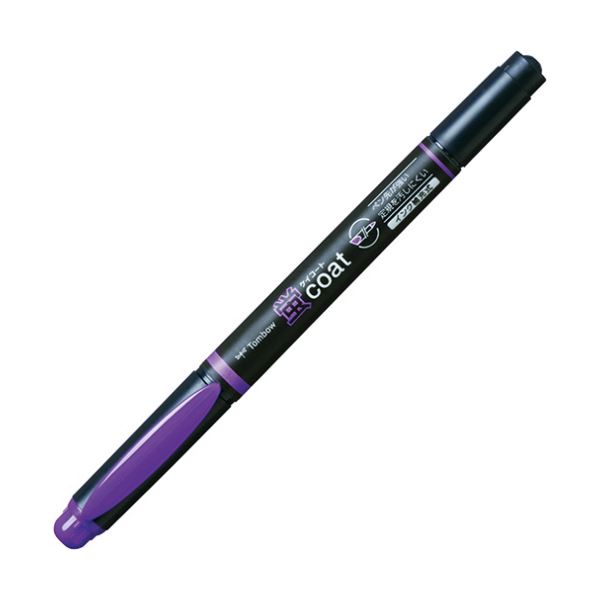 （まとめ） トンボ鉛筆 蛍コート ツインタイプむらさき WA-TC97 1本 【×50セット】 送料無料