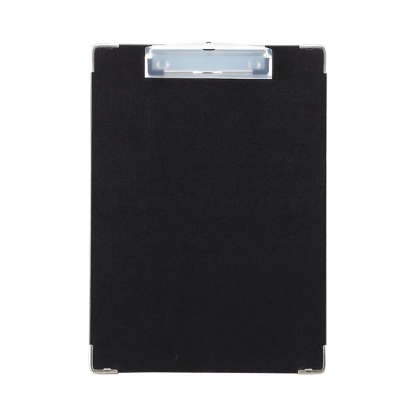 (まとめ) TANOSEE 用箋挟 A4タテ ブラック 1枚 【×30セット】 黒 書類整理の必需品 便利なA4サイズのブラッククリップボード30個セット