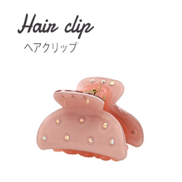 【3個セット】ヘアクリップ ミニ（ピンク） ピンクの小さな髪留め【3個セット】- 魅惑のヘアアクセサリーで可愛さ倍増